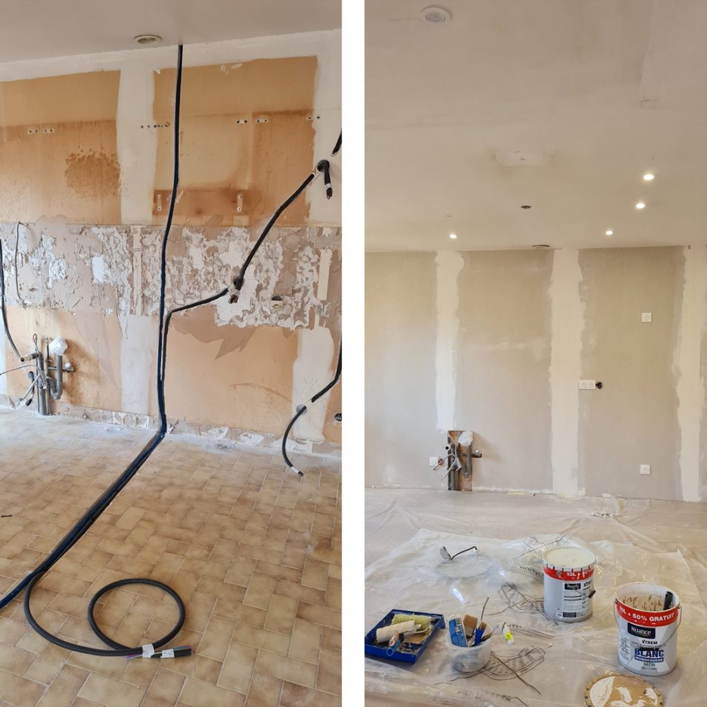 Rénovation de réseau électrique