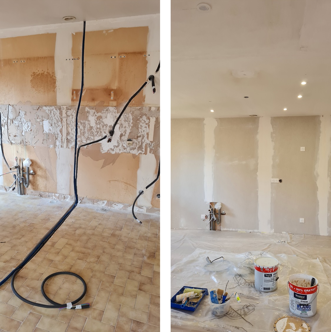 Rénovation de réseau électrique